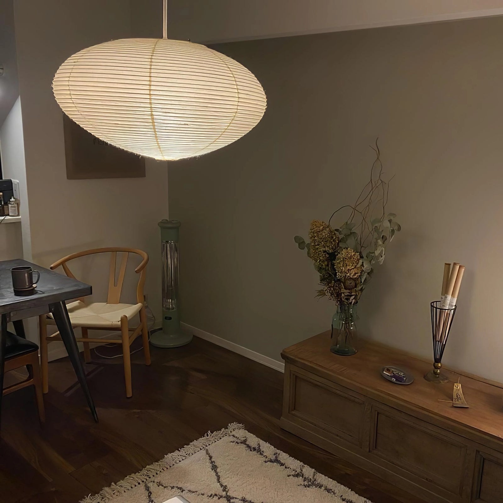 Sente Washi Paper Swag Pendant Light - Neutralighting