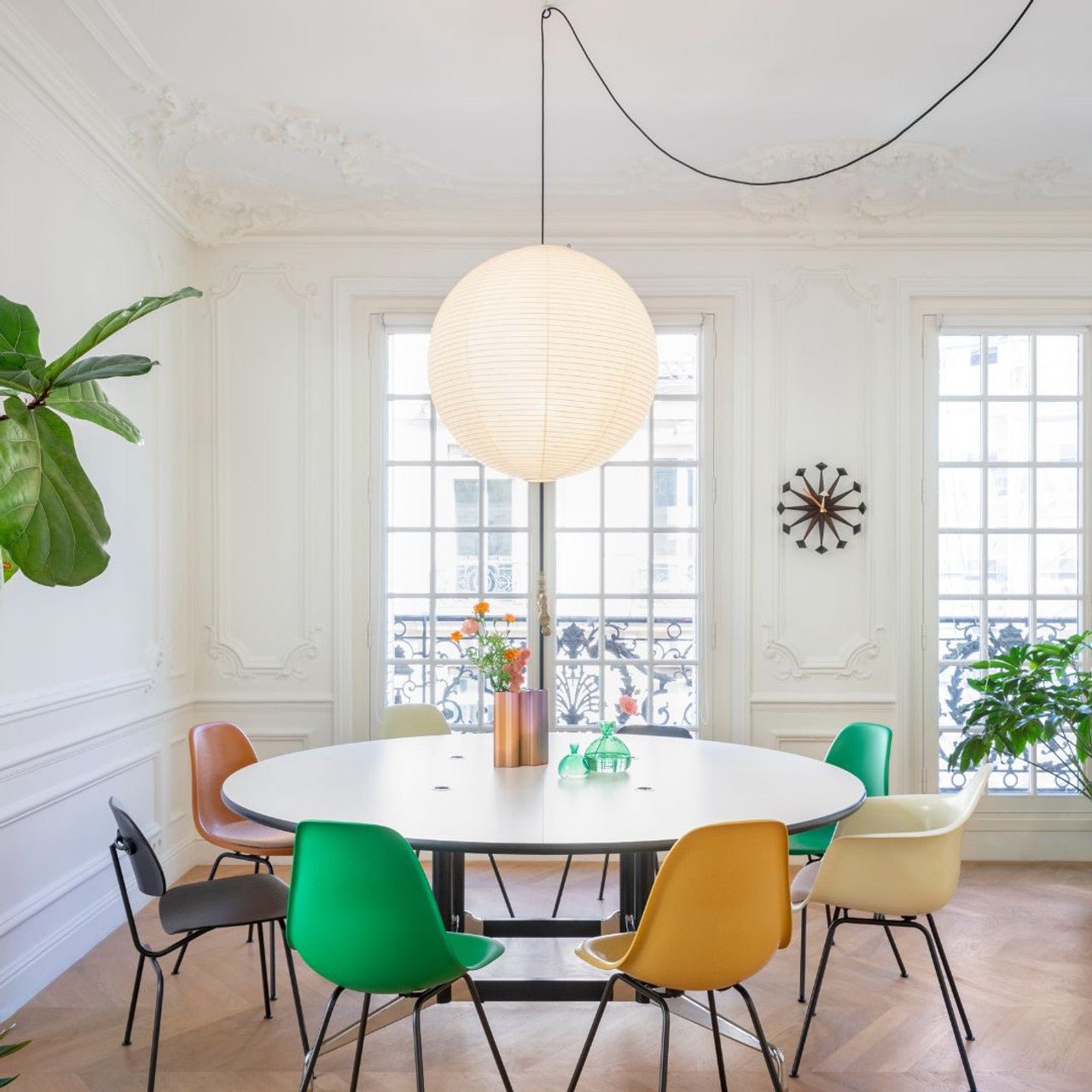 Sylin Pendant Swag Light Mulberry Silk - Neutralighting