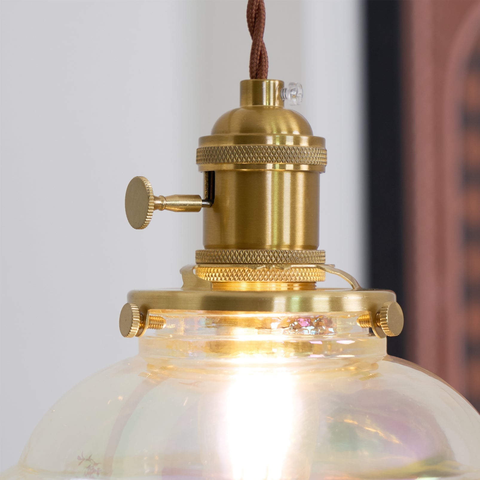Pendant Lamp Iridescent Water Drop Shade Artistic Glow Contemporary - Neutralighting