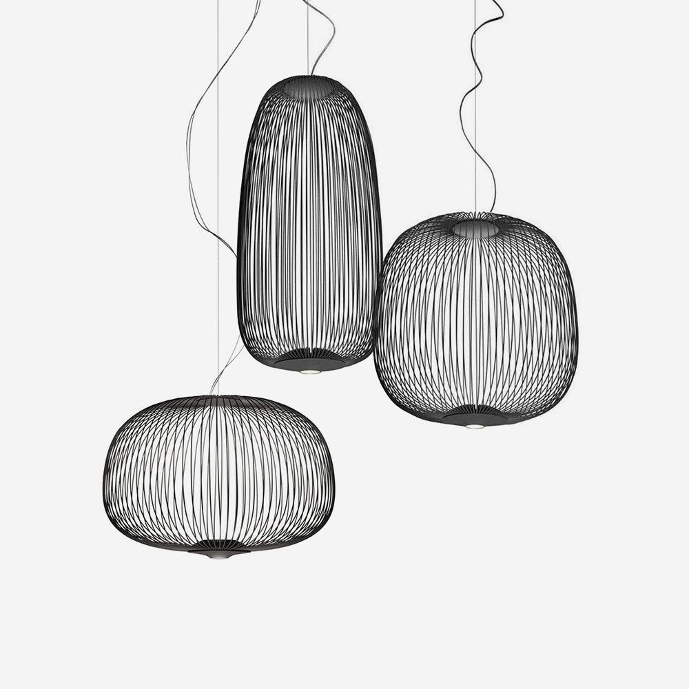 Aero Lightweight Spokes Cage Pendant Light - Neutralighting