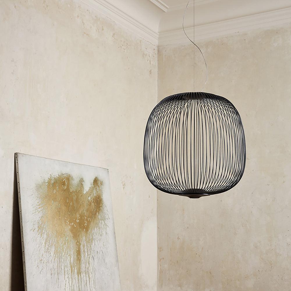 Aero Lightweight Spokes Cage Pendant Light - Neutralighting
