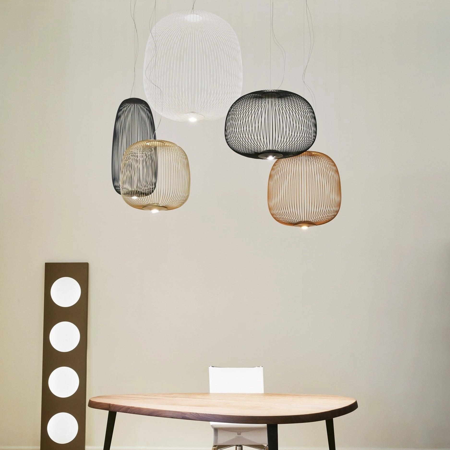 Aero Lightweight Spokes Cage Pendant Light - Neutralighting