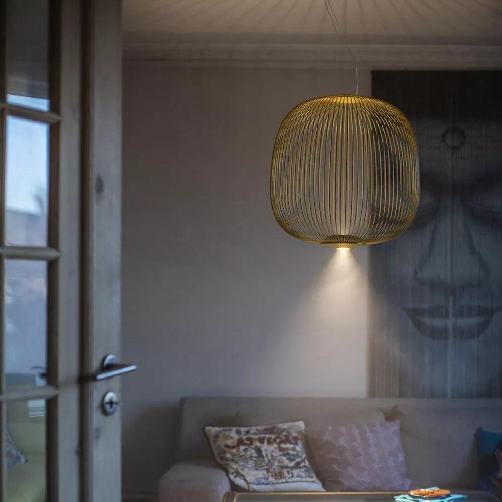 Aero Lightweight Spokes Cage Pendant Light - Neutralighting