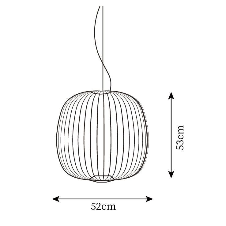 Aero Lightweight Spokes Cage Pendant Light - Neutralighting