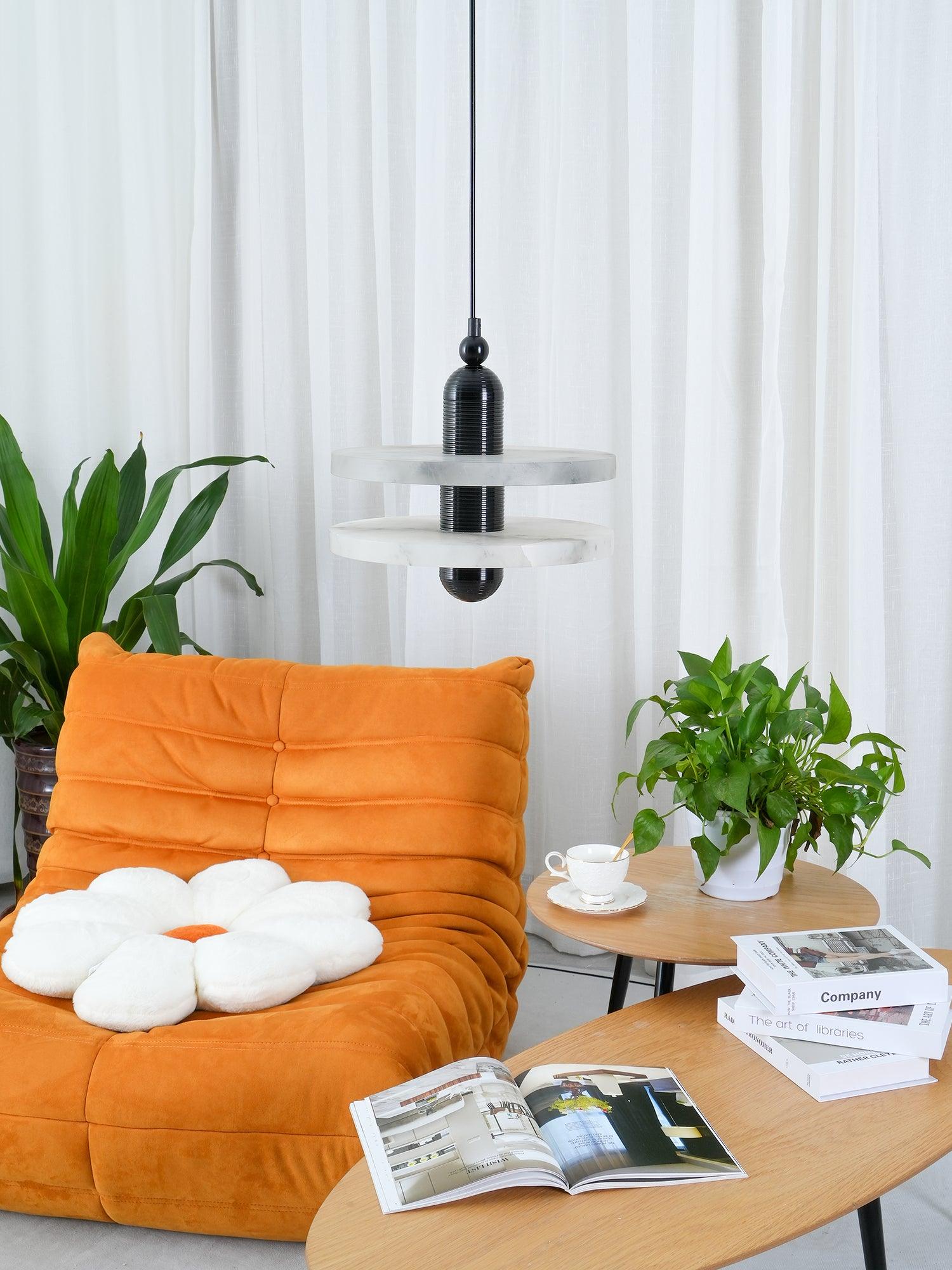 Goose White Alabaster Copper Pendant Lamp - Neutralighting