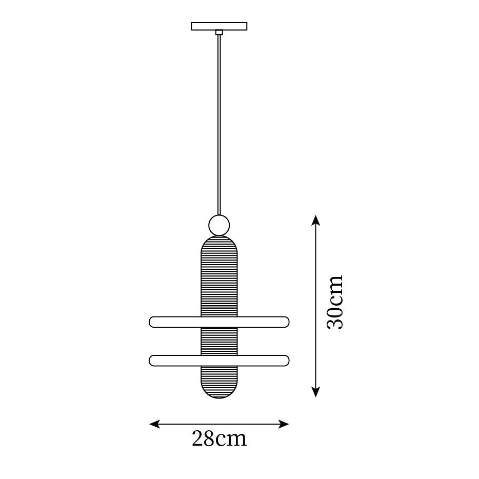 Goose White Alabaster Copper Pendant Lamp - Neutralighting