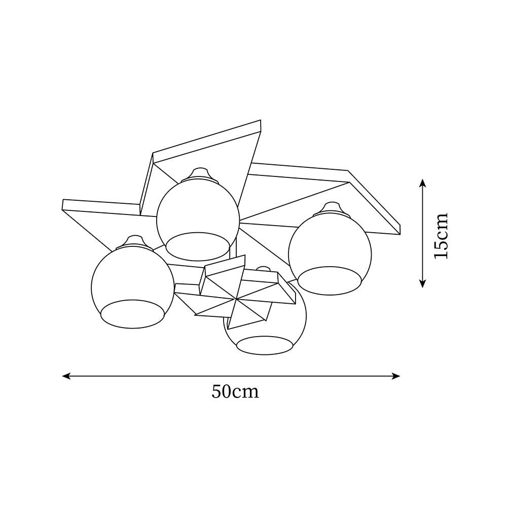 Ewooda Wooden Ceiling Lamp - Neutralighting