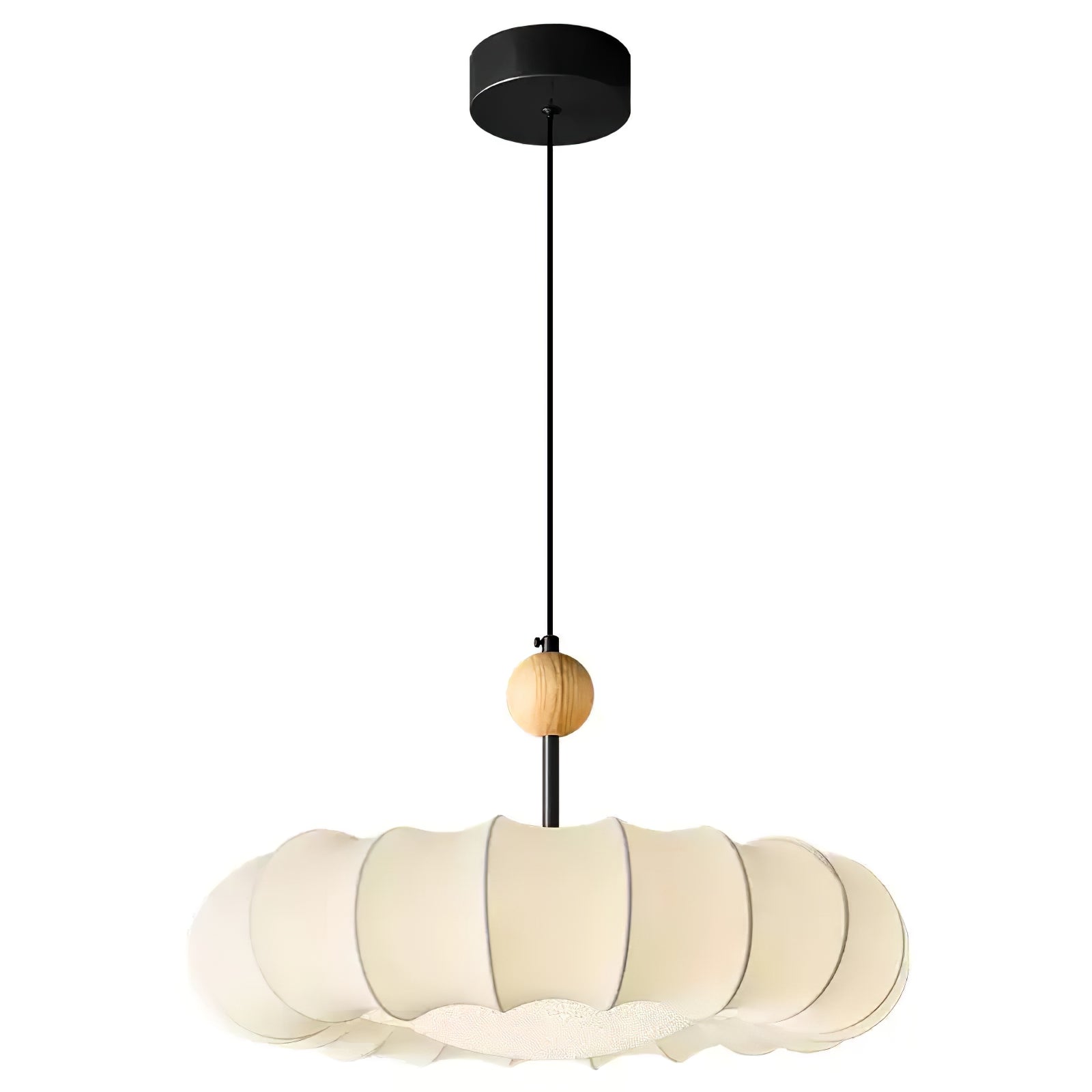 Reyna Veil Pendant Light Fabric - Neutralighting