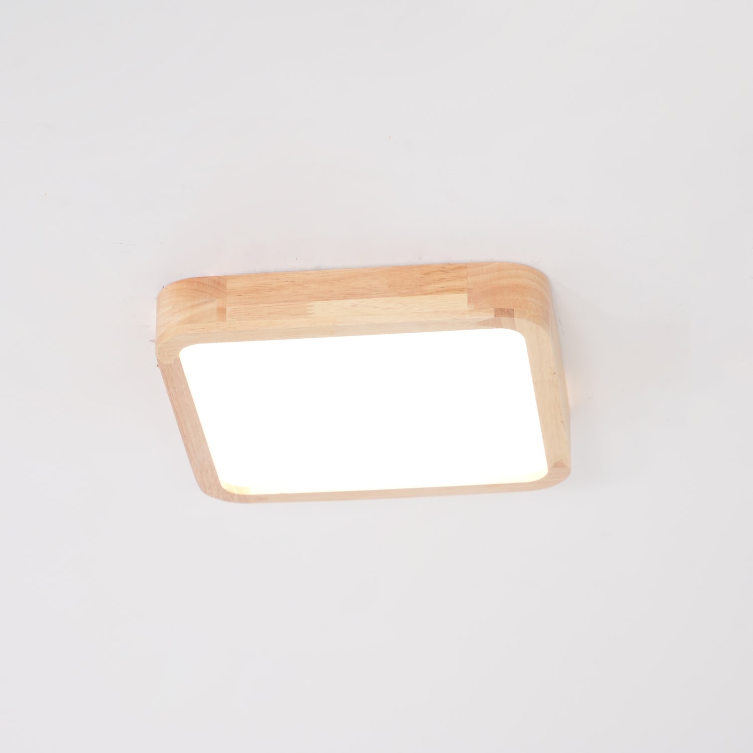 Hano Wooden Geometric Ceiling Light - Neutralighting