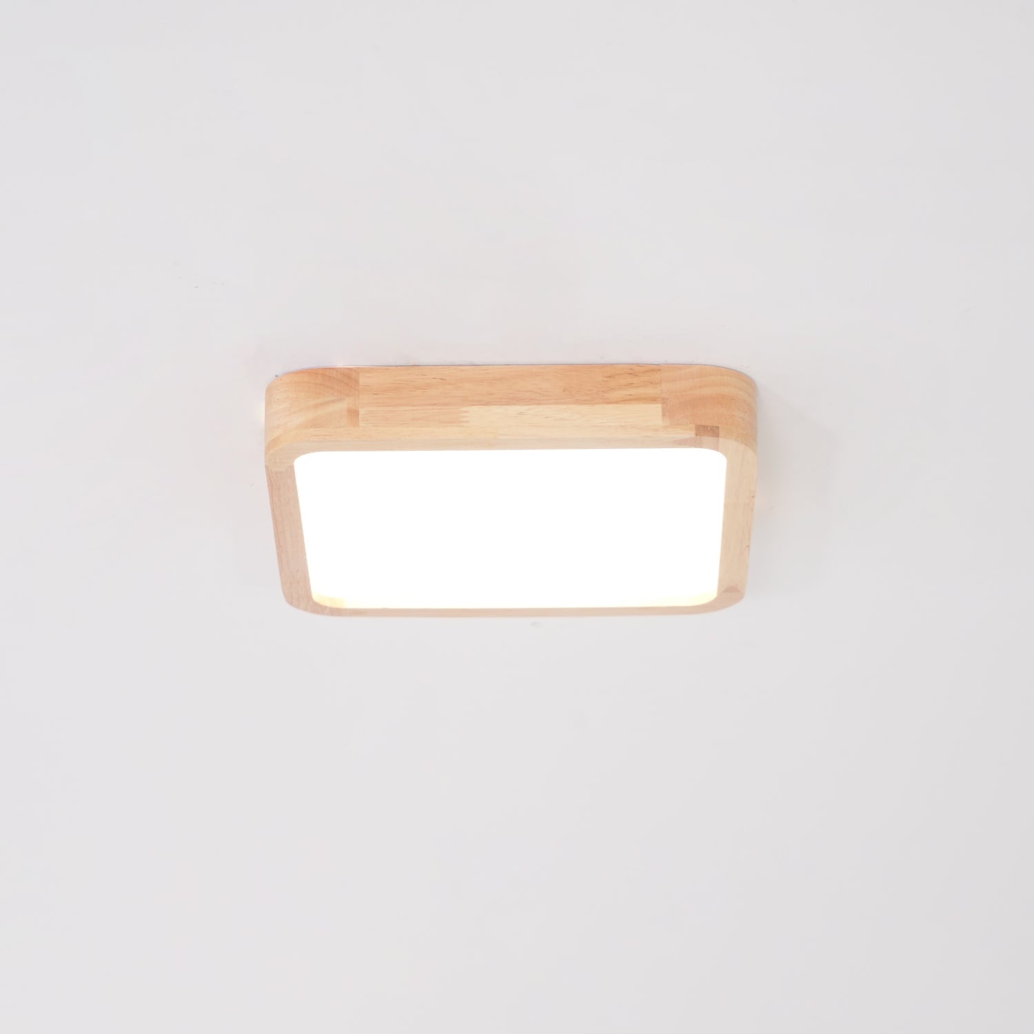 Hano Wooden Geometric Ceiling Light - Neutralighting