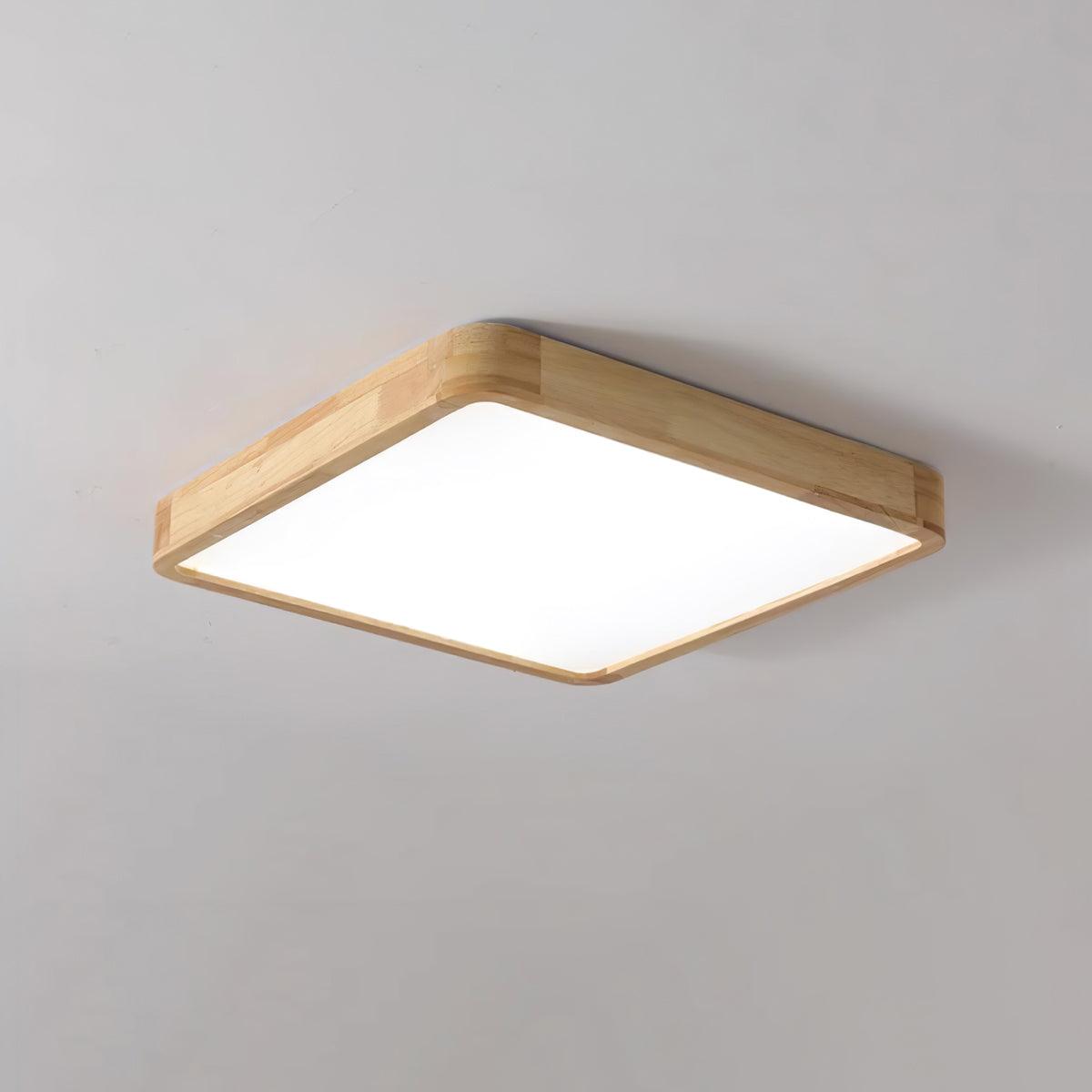Hano Wooden Geometric Ceiling Light - Neutralighting