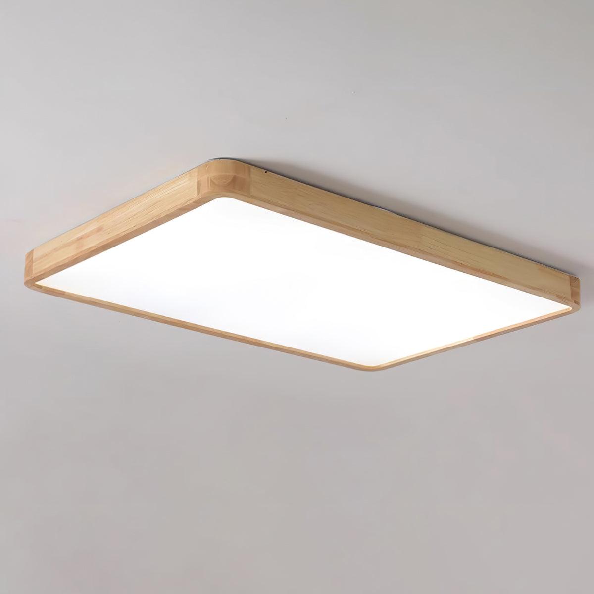 Hano Wooden Geometric Ceiling Light - Neutralighting