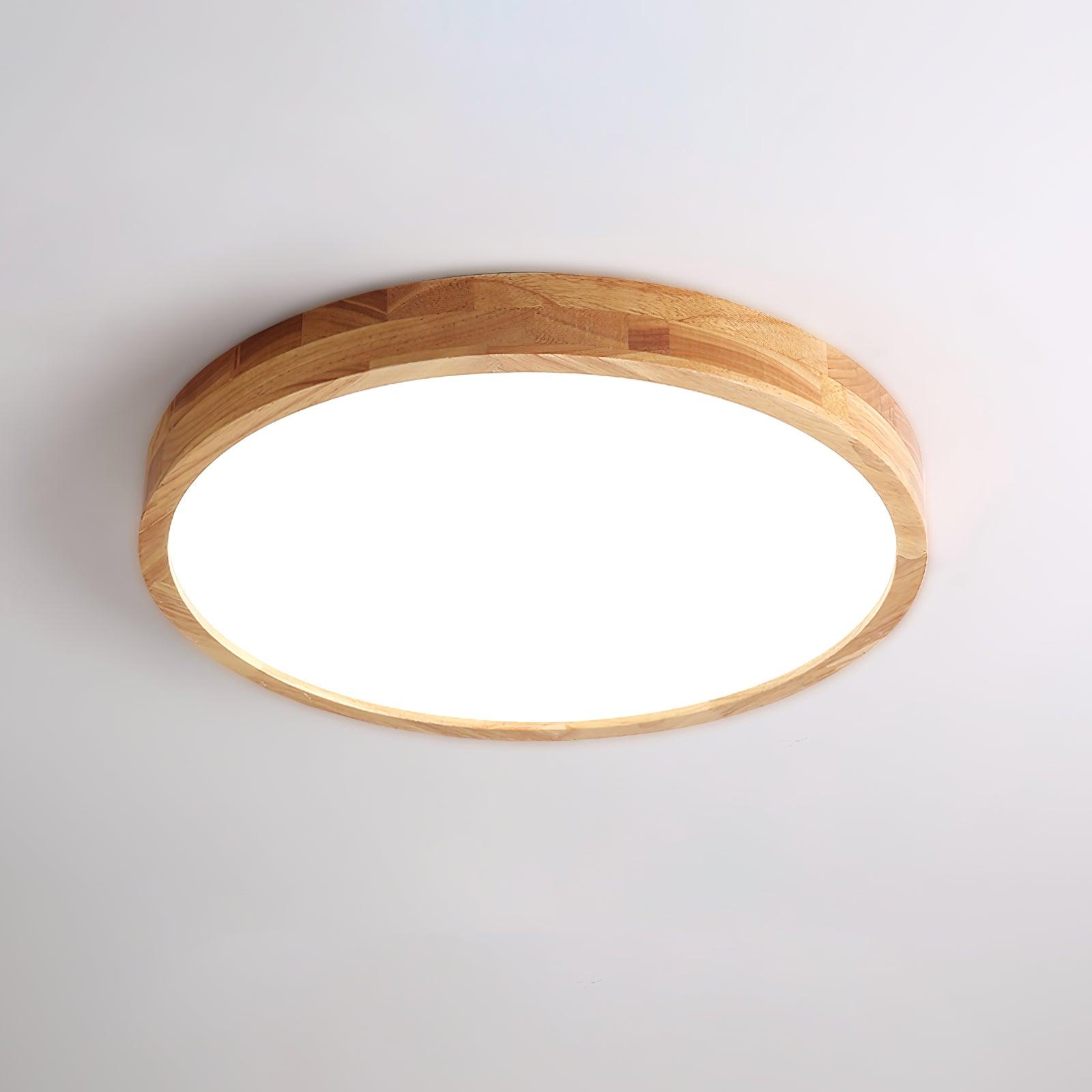 Hano Wooden Geometric Ceiling Light - Neutralighting
