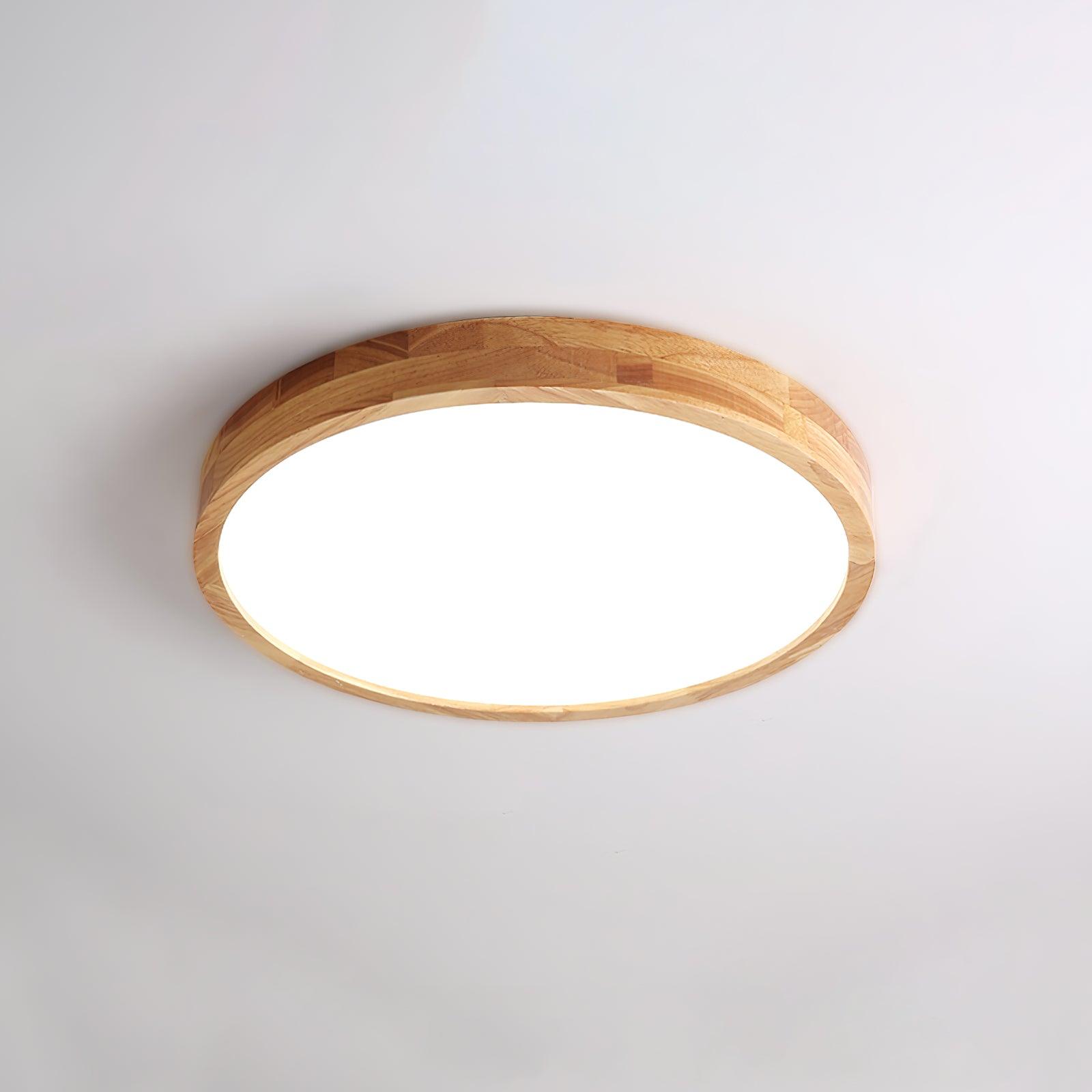 Hano Wooden Geometric Ceiling Light - Neutralighting