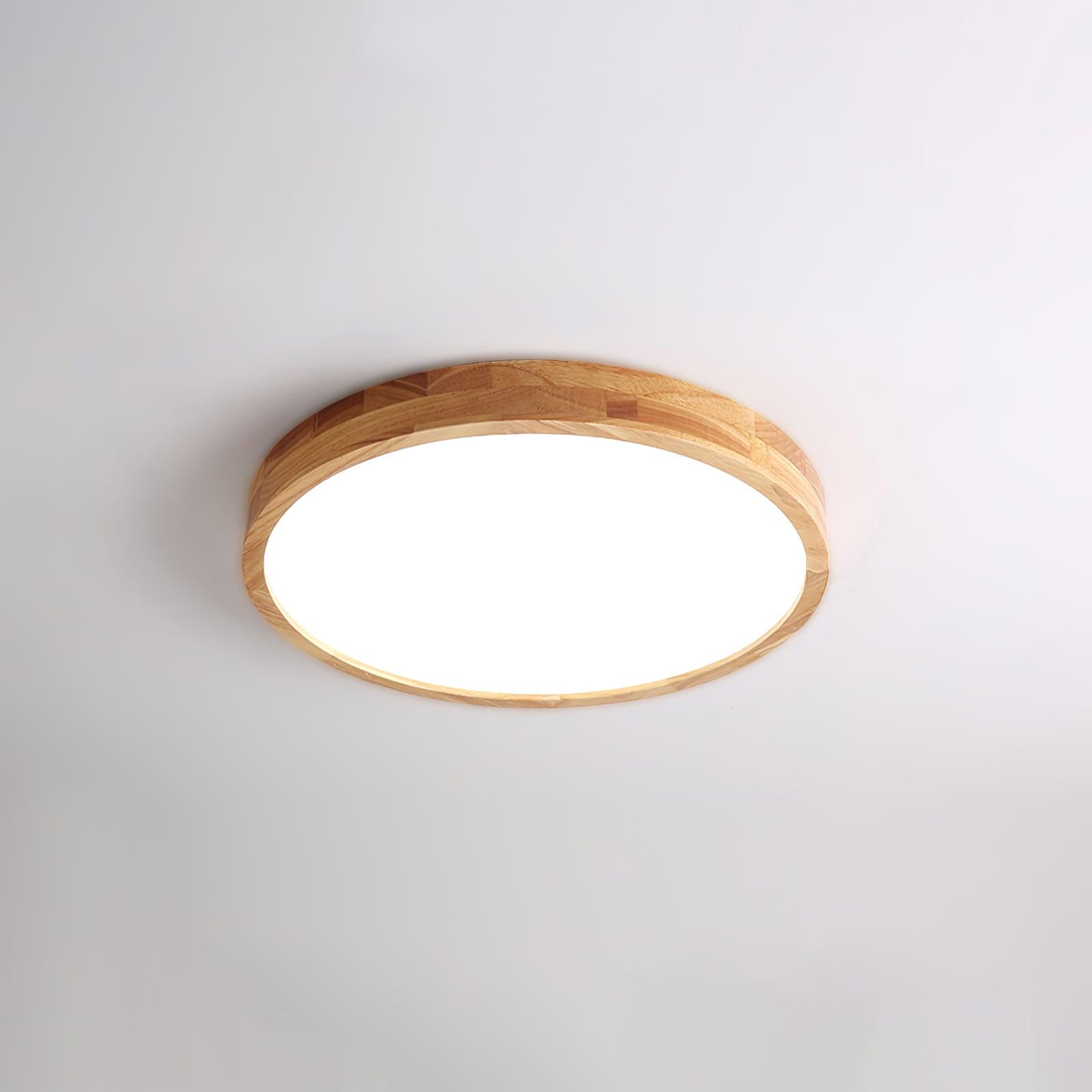 Hano Wooden Geometric Ceiling Light - Neutralighting