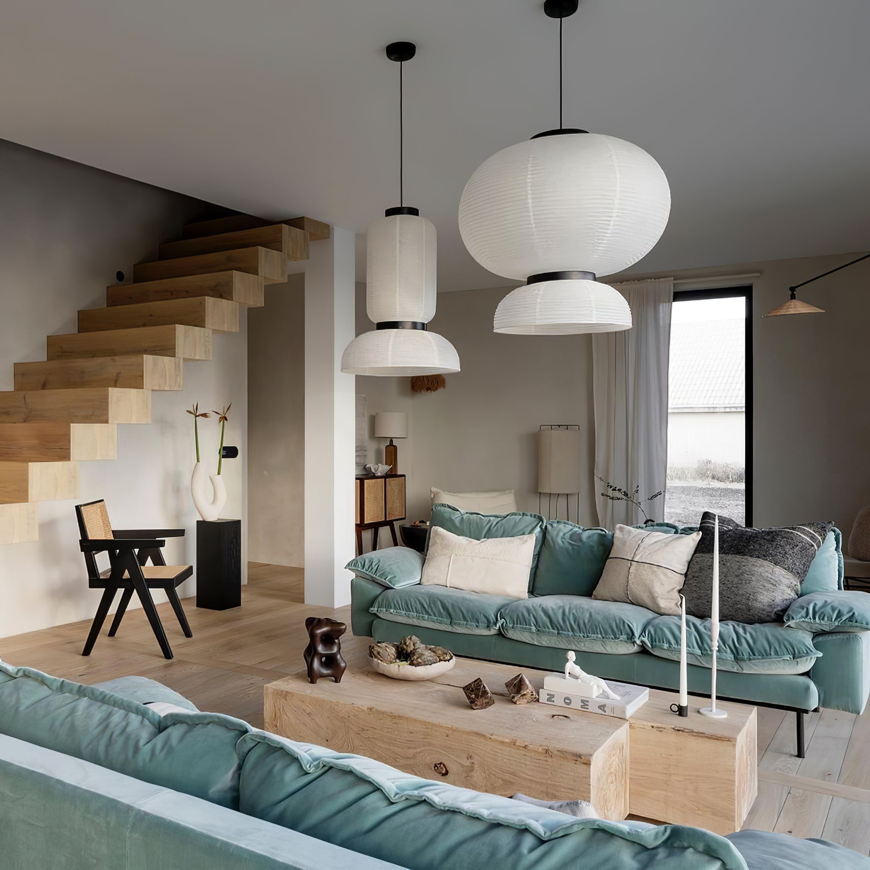 Handcrafted Xuan Paper Hanging Lamp