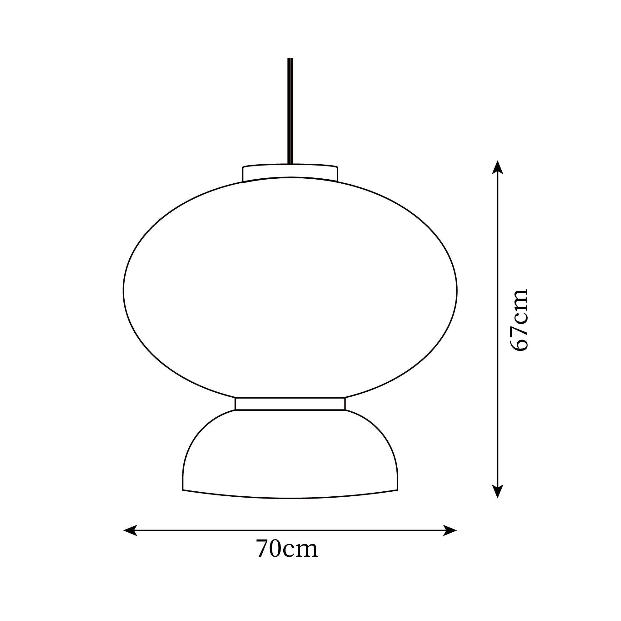 Handcrafted Xuan Paper Hanging Lamp