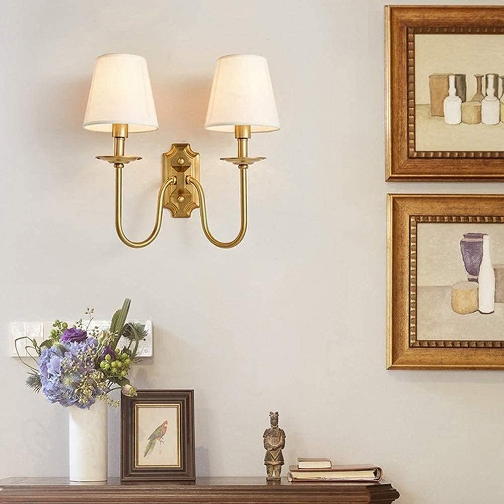 Chloe Vintage Fabric Shades Wall Lamp - Neutralighting