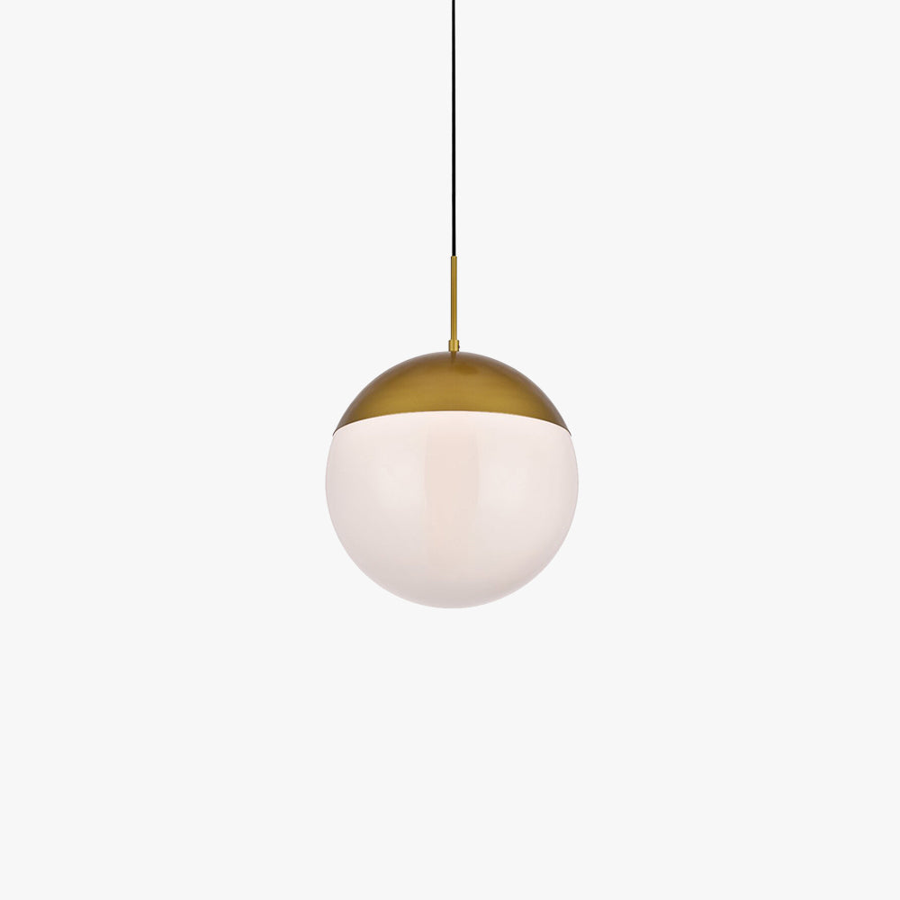 Hallie Modern PendantLight Metal Glass Living Room Dining Room Bedroom - Neutralighting
