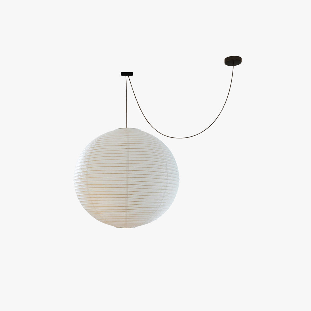 Ritta Pendant Light Wabi-sabi Globe Paper - Neutralighting