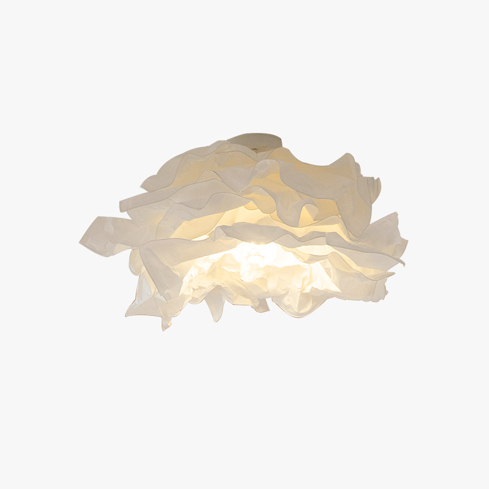 Ritta Flush Mount Ceiling Light Design Flower Natural Paper - Neutralighting