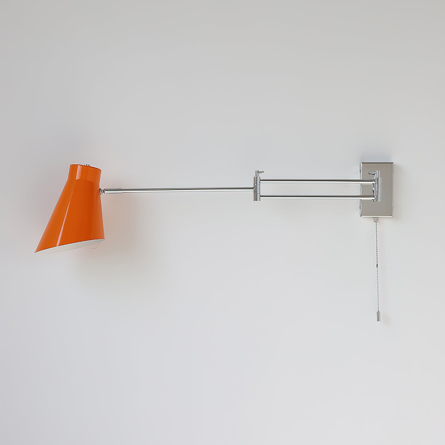 Wall Lamp Swing Arm Chrome Adjustable Industrial - Neutralighting
