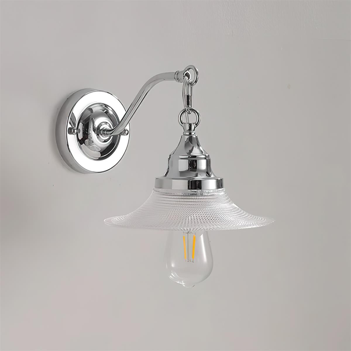 Perivo Polished Chrome Wall Lamp - Neutralighting