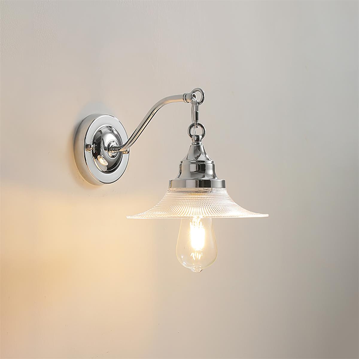 Perivo Polished Chrome Wall Lamp - Neutralighting
