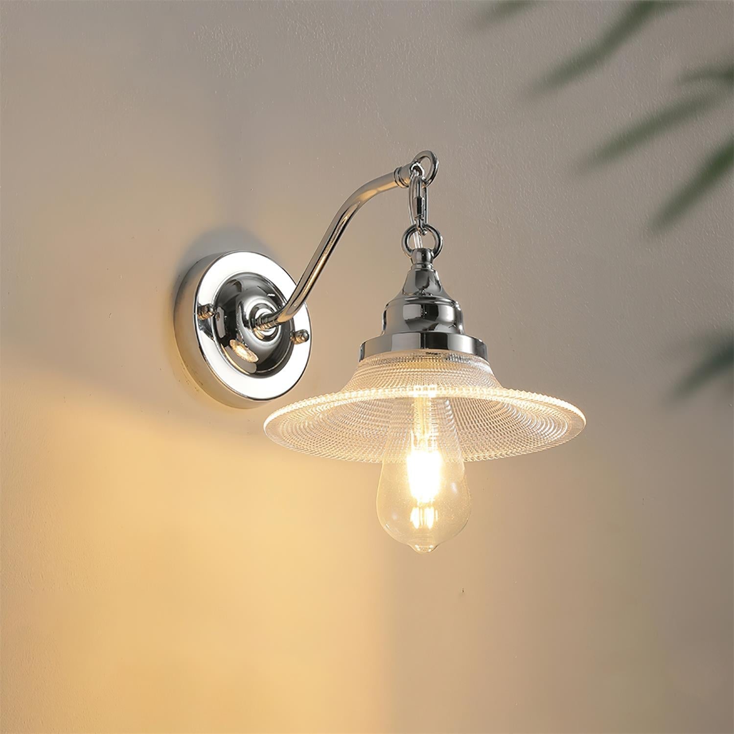 Perivo Polished Chrome Wall Lamp - Neutralighting