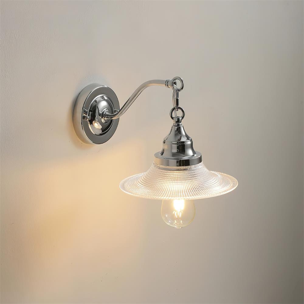 Perivo Polished Chrome Wall Lamp - Neutralighting