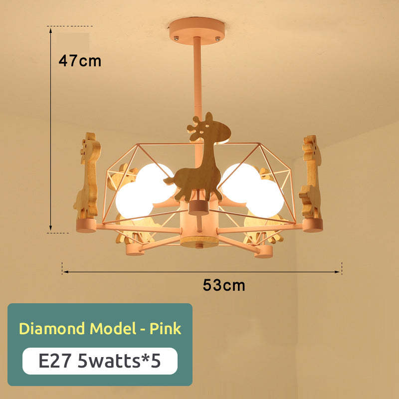 Arisha Giraffes LED Flush Mount Ceiling Light