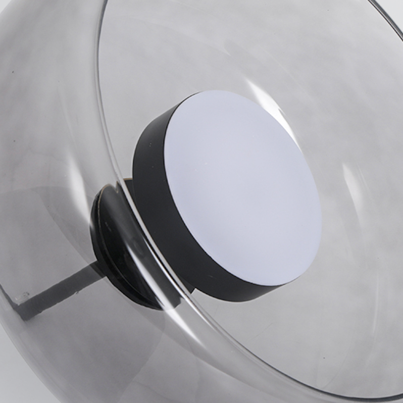 June Morden Glass Pendant Light Clear/Smoky/Amber - Neutralighting