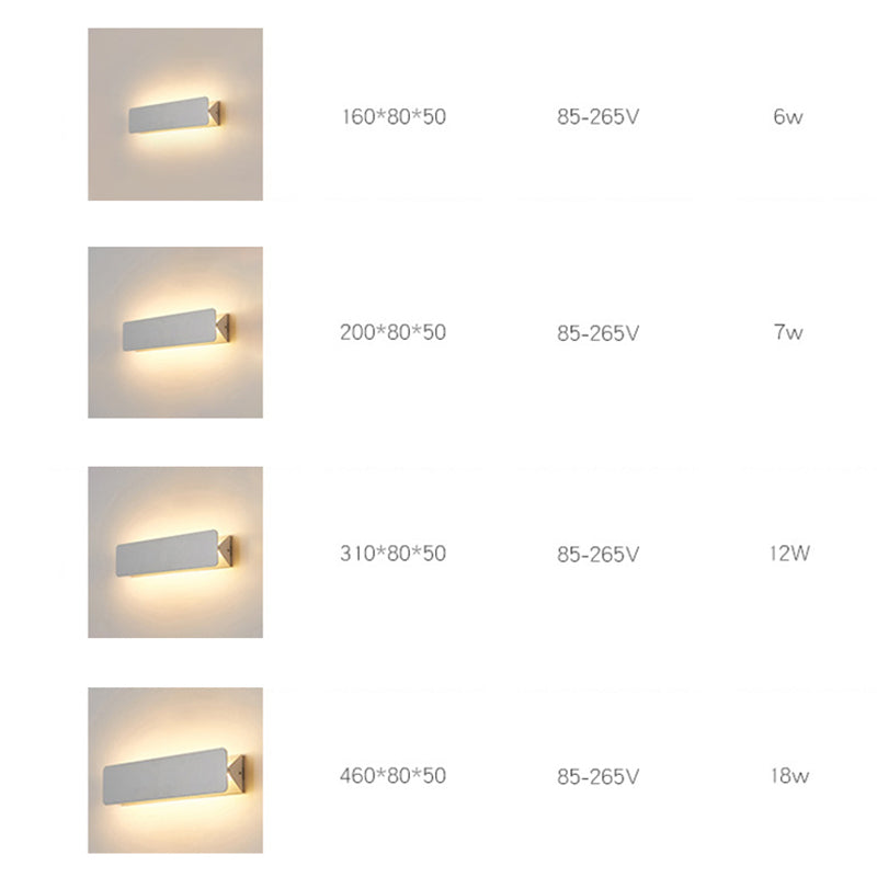 Arisha LED Metal Indoor Wall Lamp Rotatable, White - Neutralighting