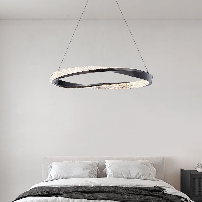 Kristy Pendant Light, Aluminium & Arcylic, 1/2 Rings, 2 Color - Neutralighting