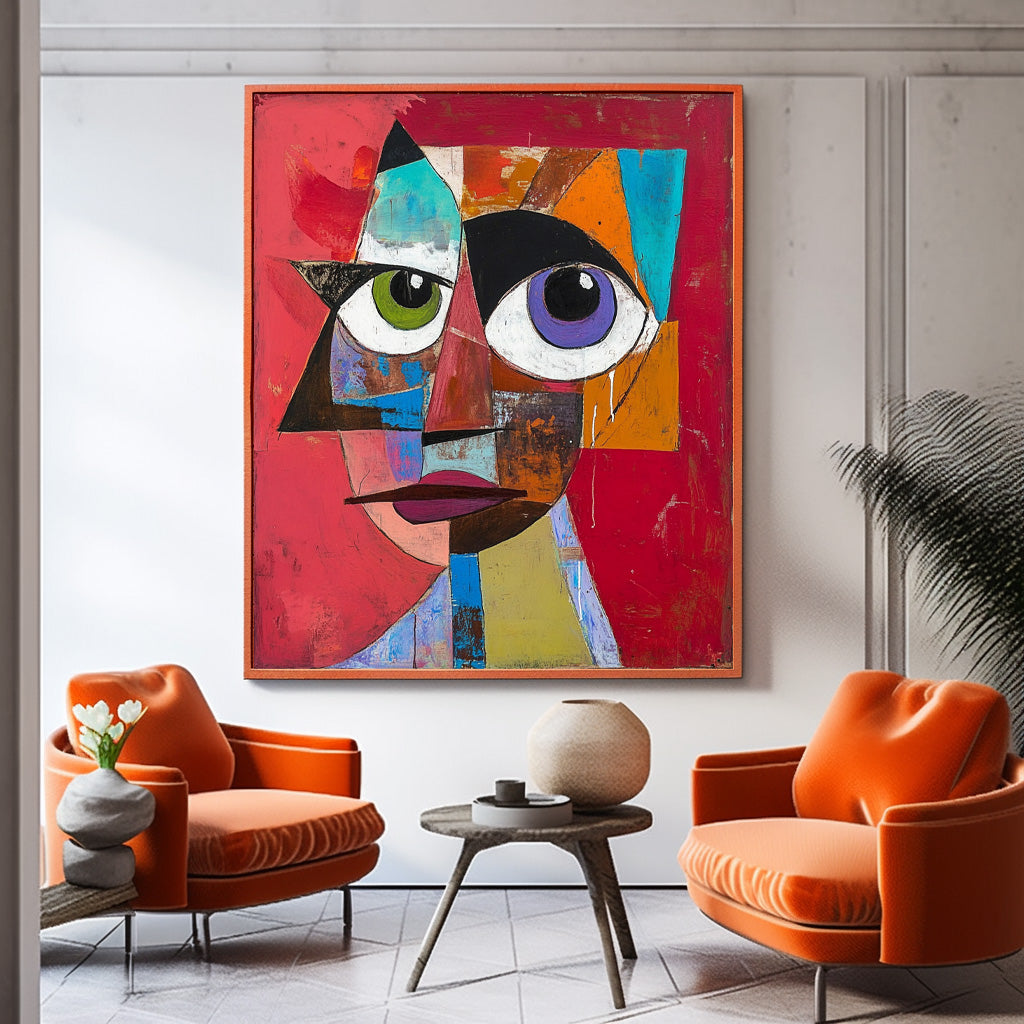 Wall Art People Scandinavian Picasso Inspired Cubism