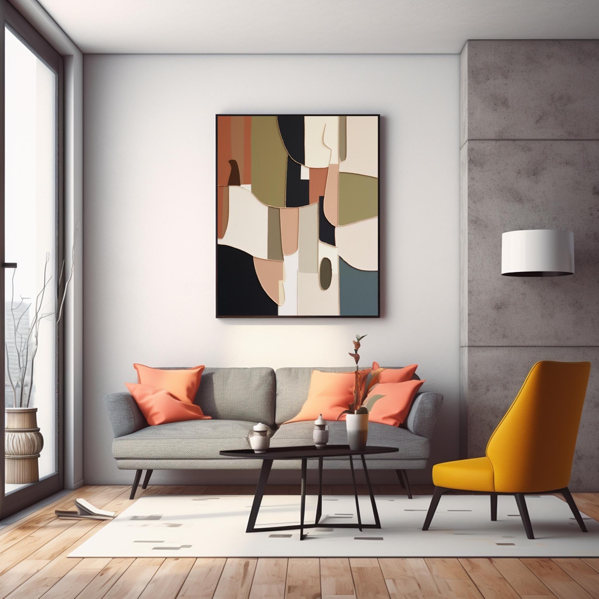 Wall Art Minimalist Geometric Abstract