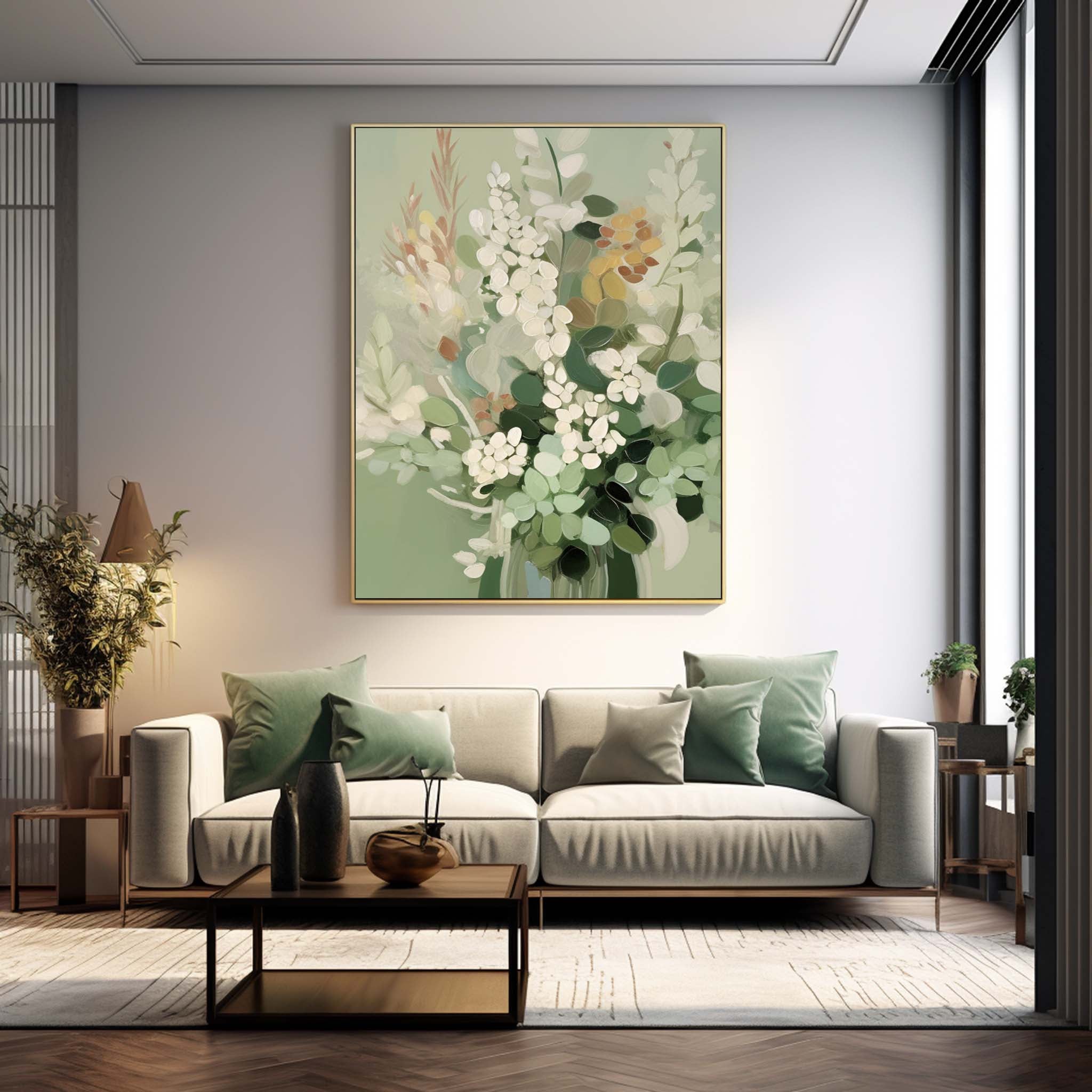 Wall Art Flower Still Life Soft Dense