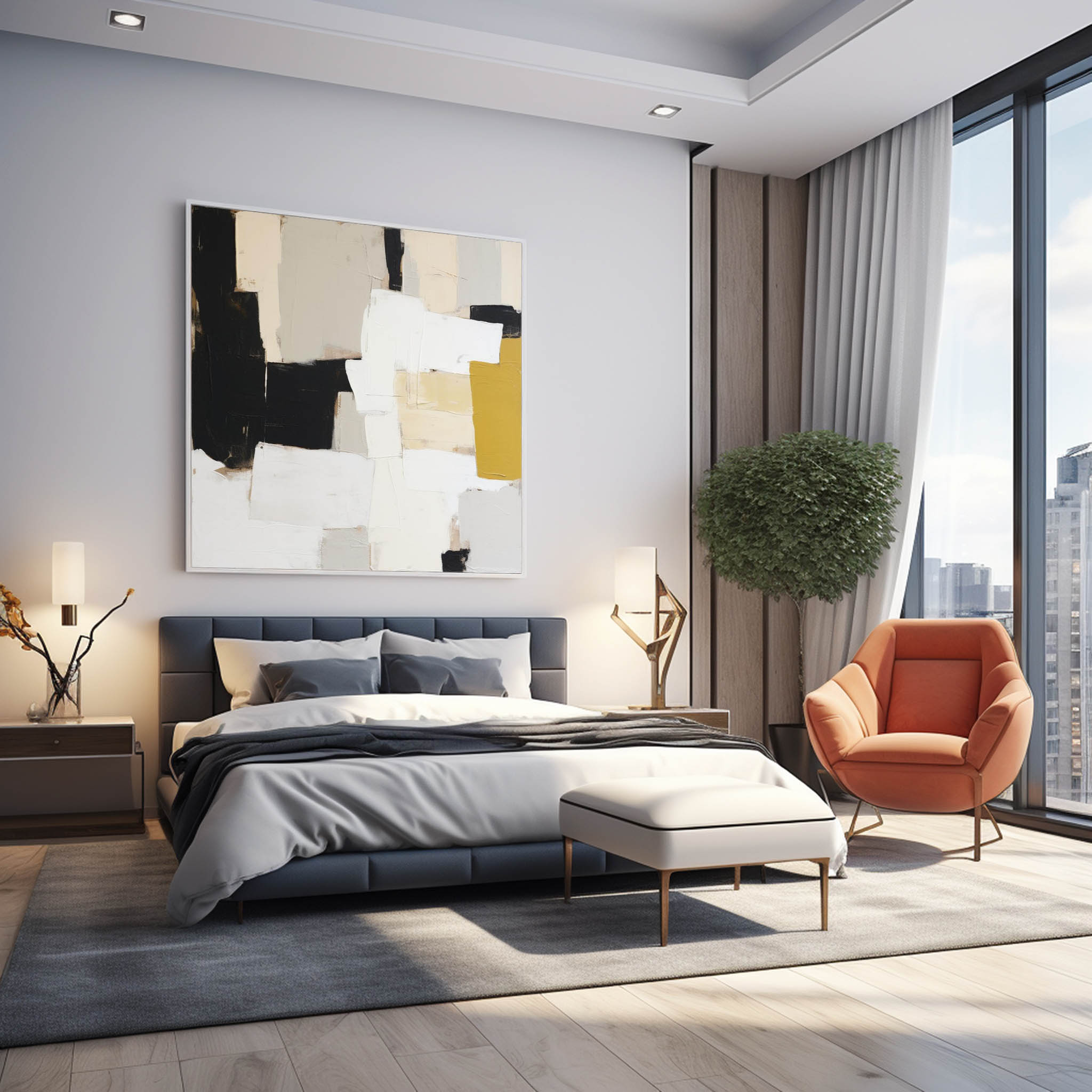 Wall Art Serene Calm Wabi-Sabi Abstract