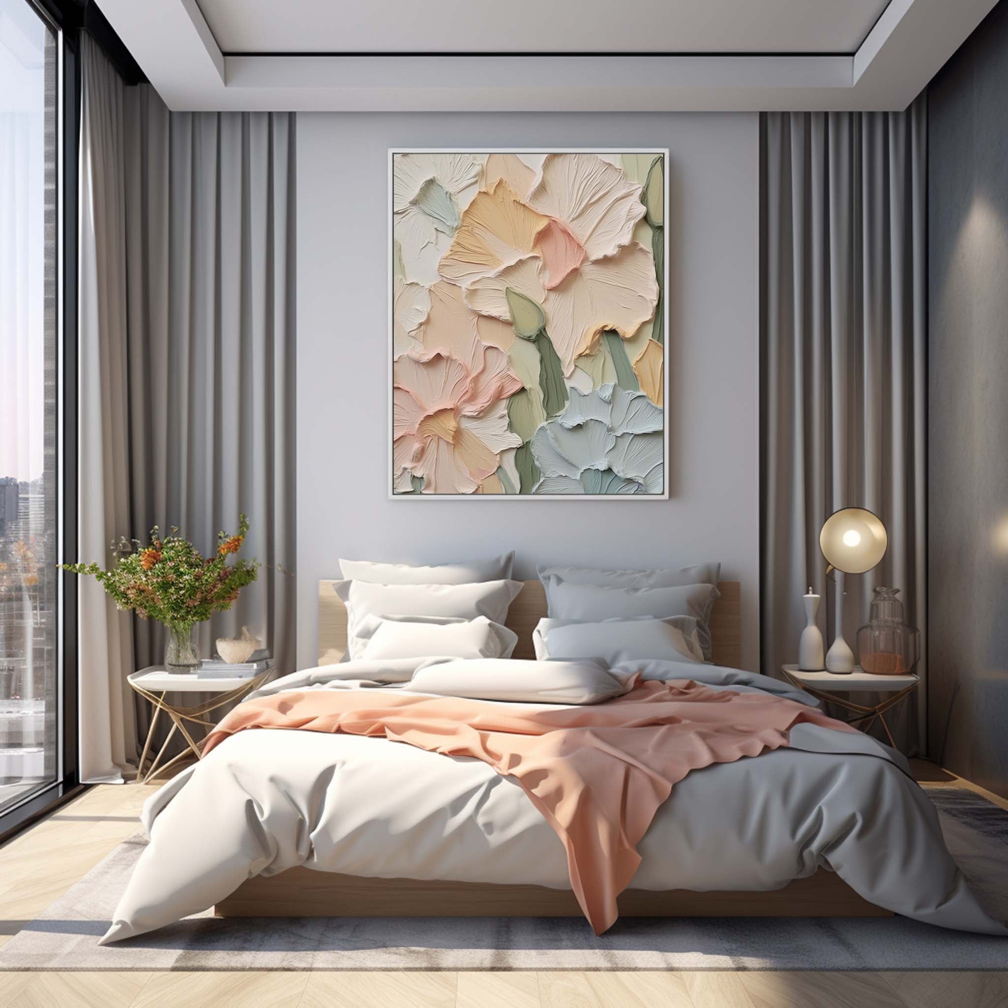 Flower Canvas Art FL027 - Neutralighting