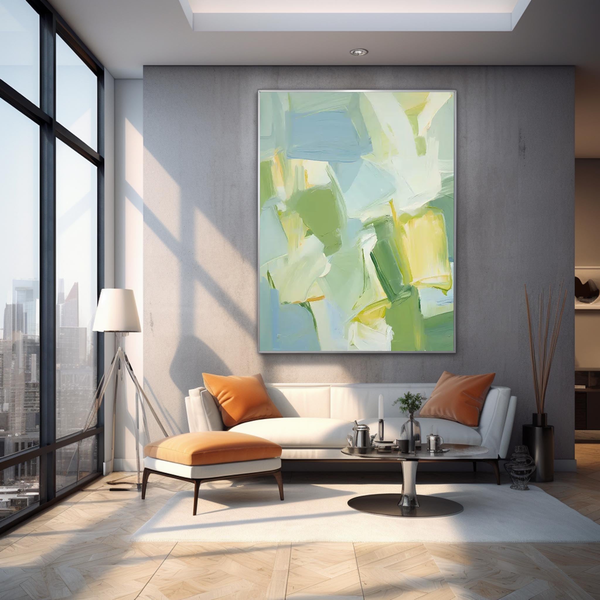 Abstract Canvas Art AB306 - Neutralighting