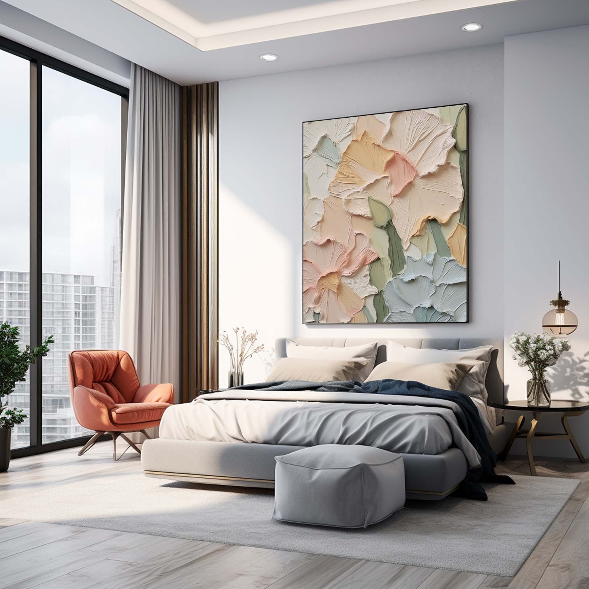Flower Canvas Art FL027 - Neutralighting