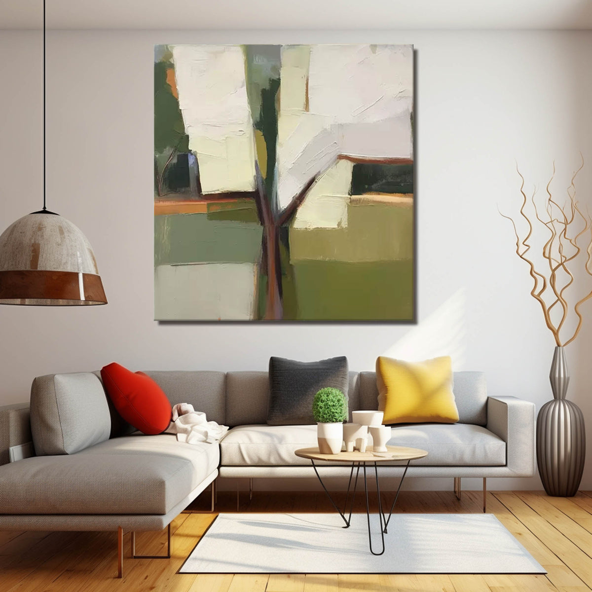 Wall Art Abstract Modernist Geometric Elegant