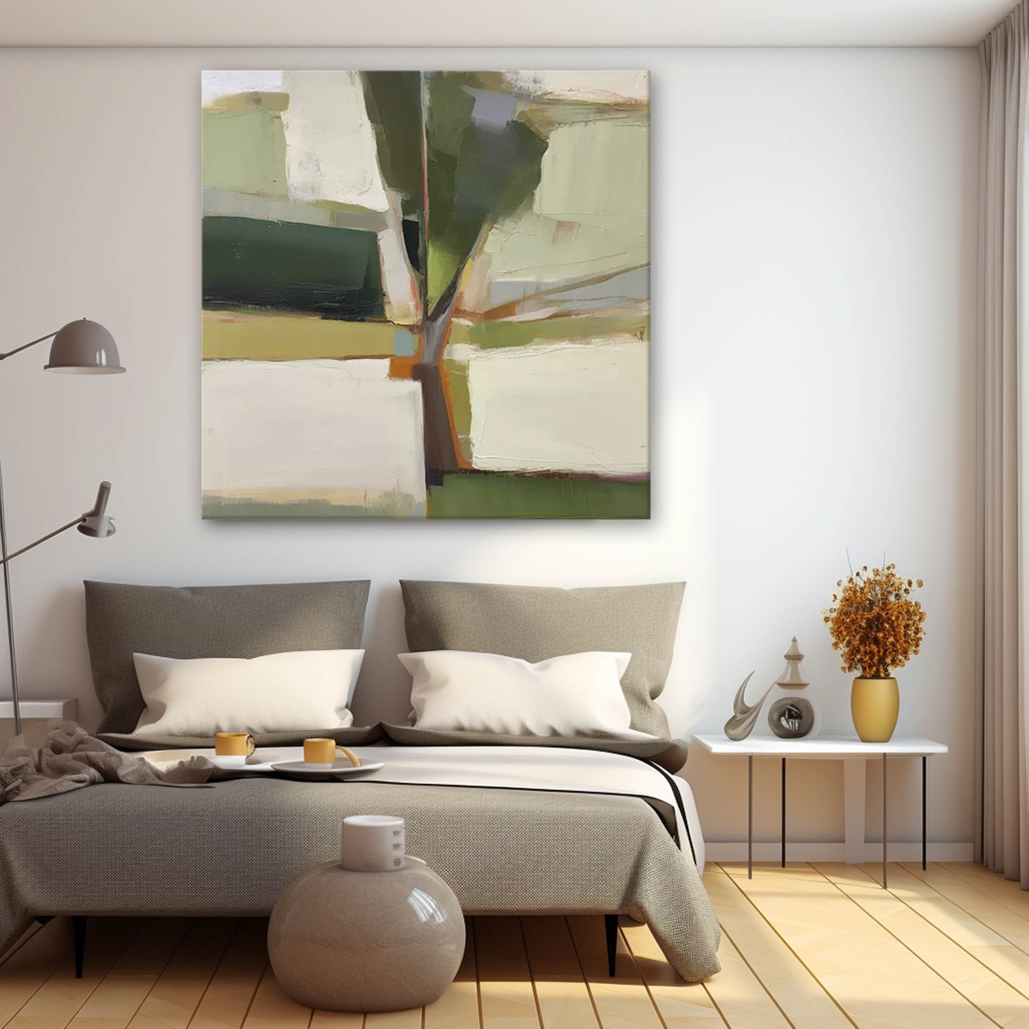 Abstract Canvas Art AB299 - Neutralighting