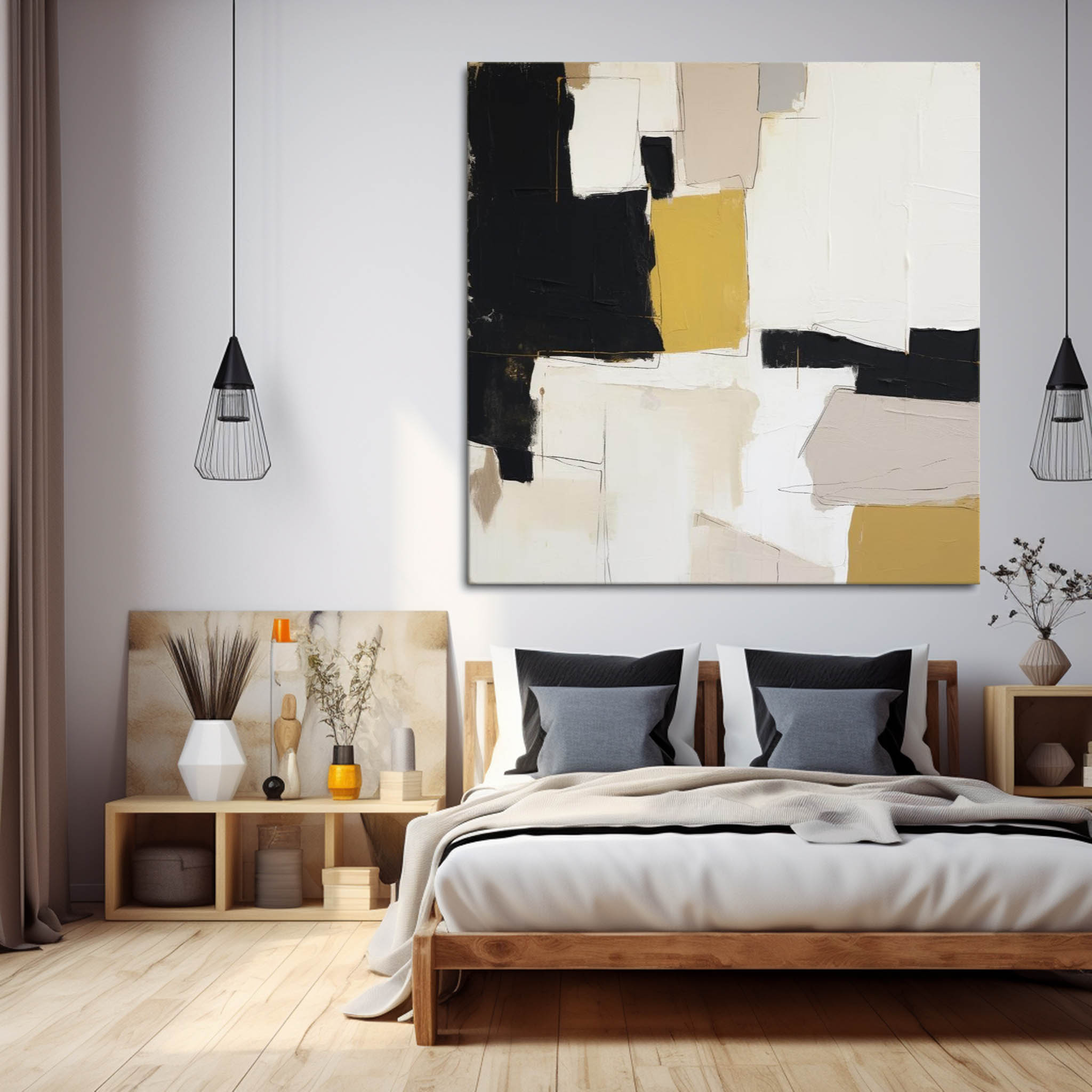 Wall Art Painterly Abstract Contemporary