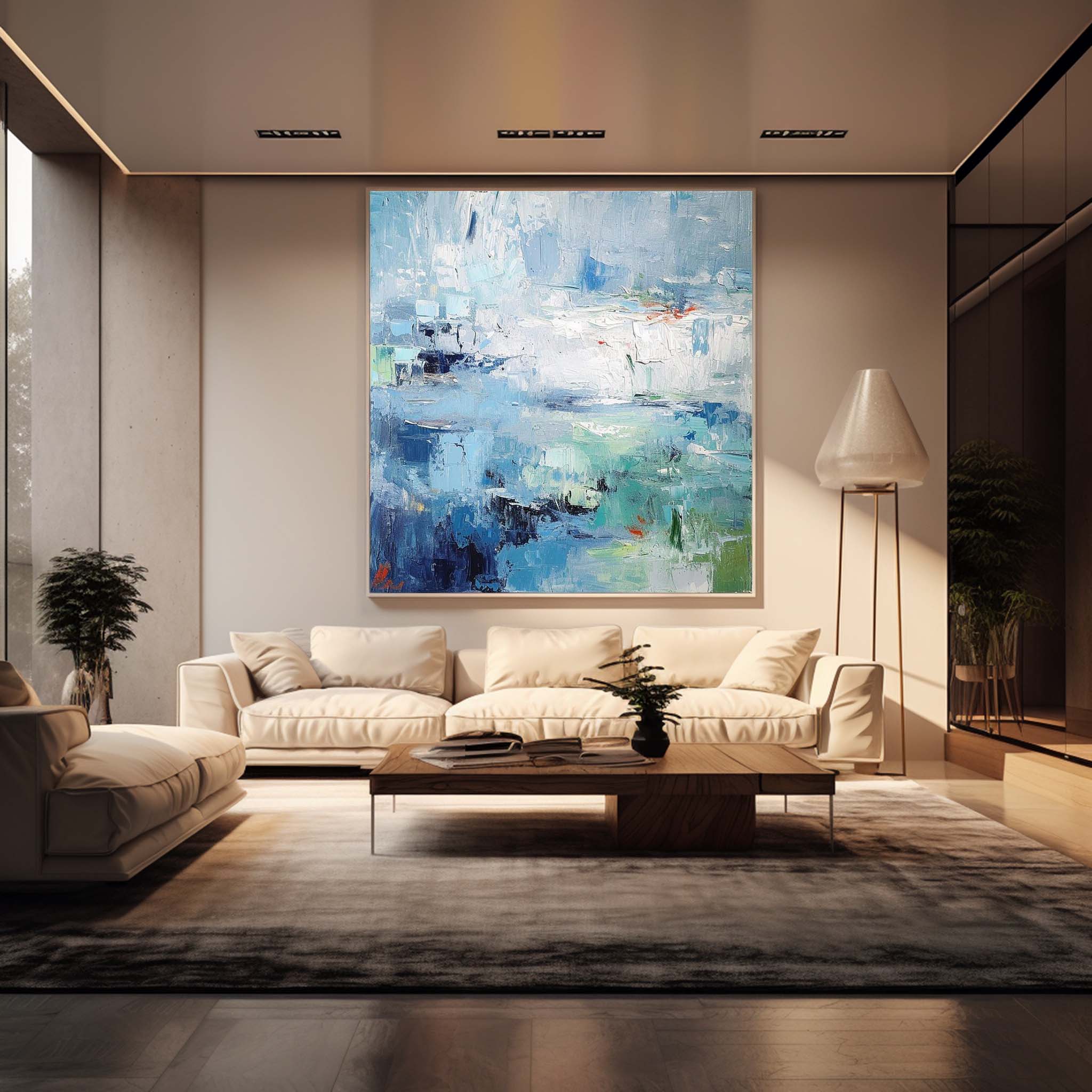 Wall Art Cool Fresh Abstract Seascape