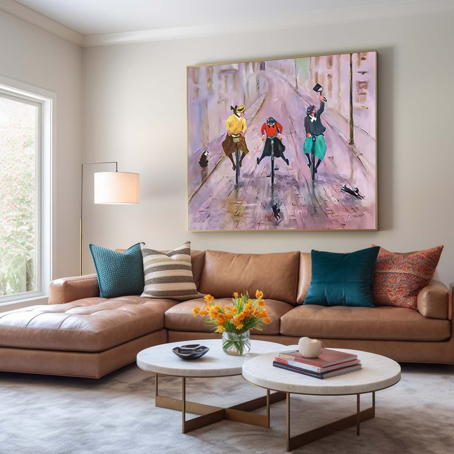 Wall Art People Contemporary Joyful Decor