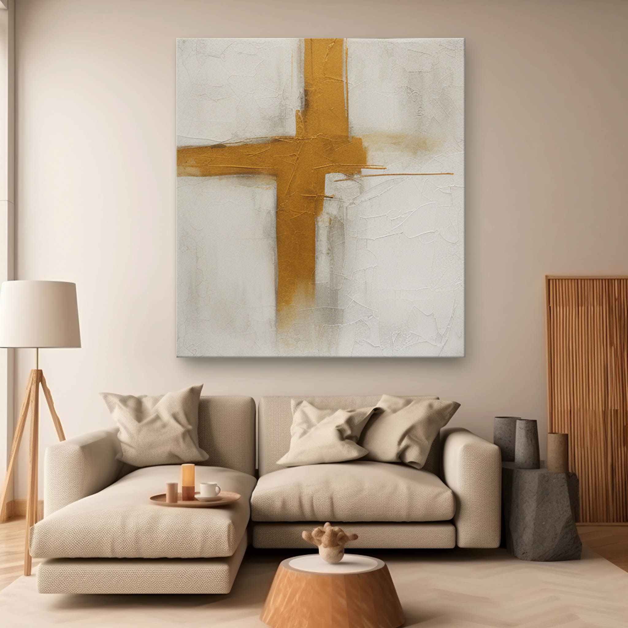 Wall Art Wabi-Sabi Neutral Abstract Elegant