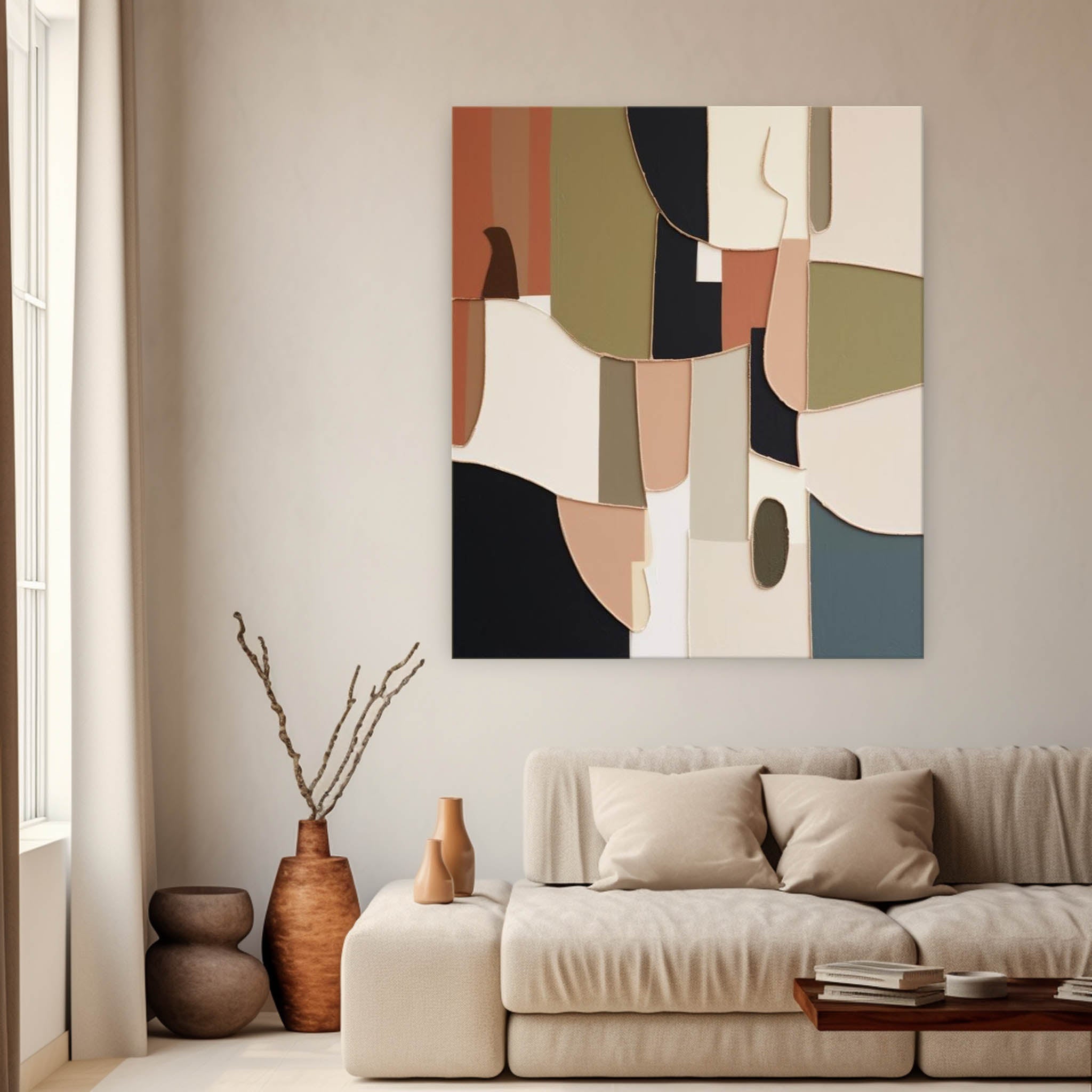 Wall Art Minimalist Geometric Abstract