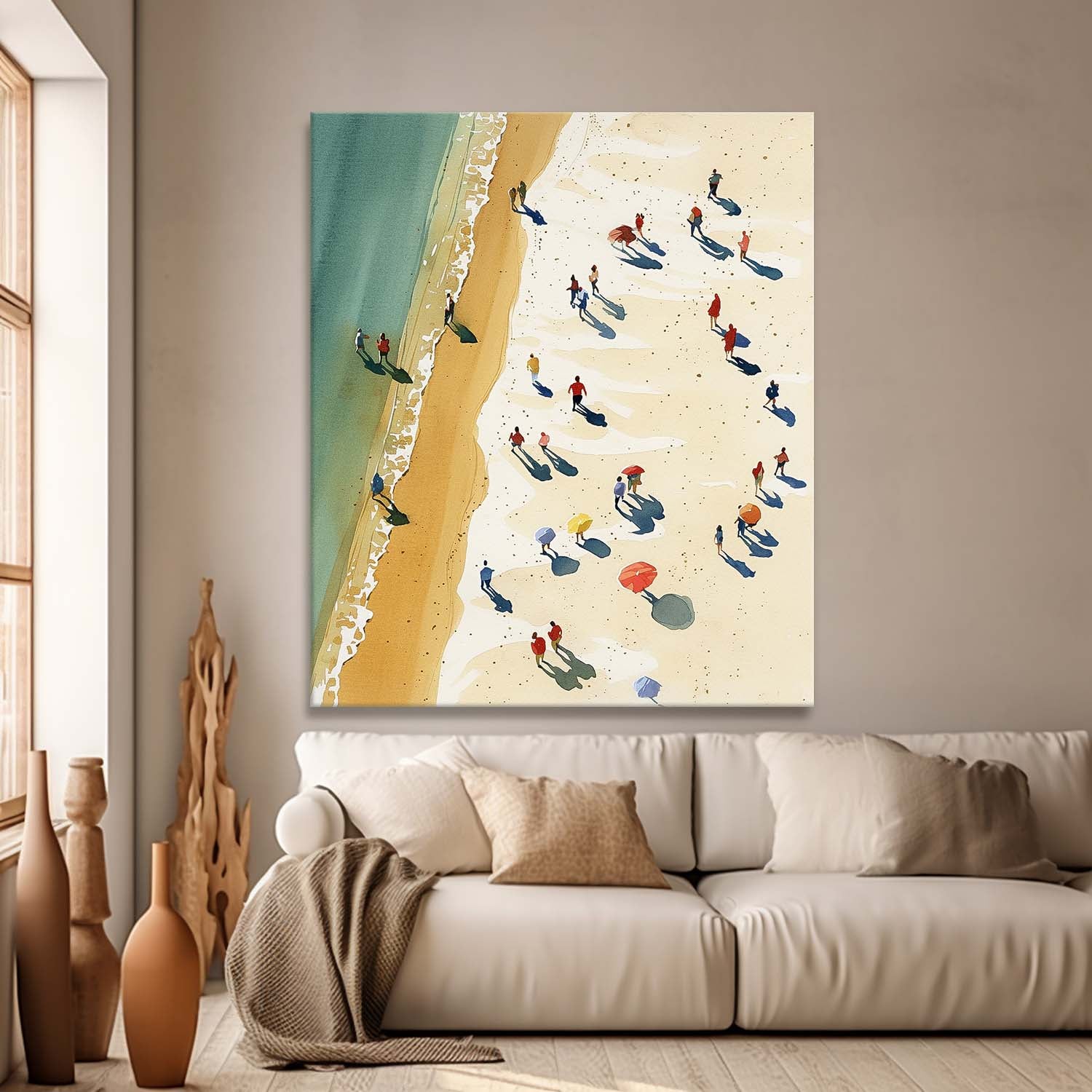 Beach & Ocean Canvas Art BE021 - Neutralighting