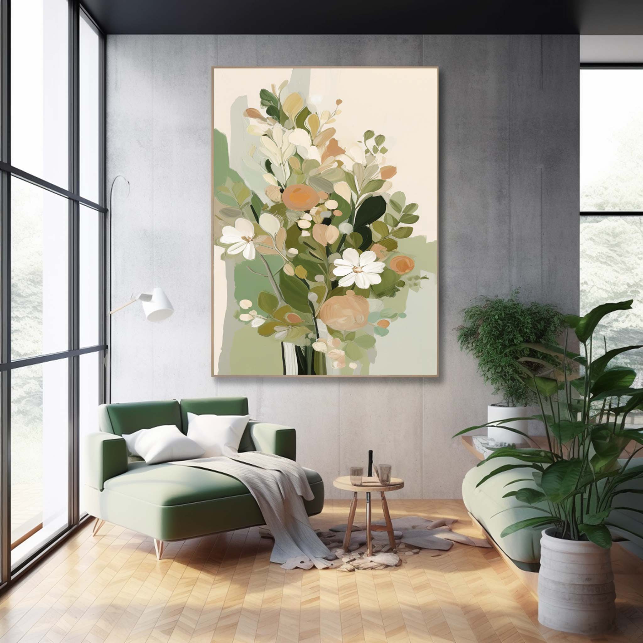 Wall Art Flower Fresh Nature Atmosphere